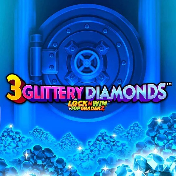 3 Glittery Diamonds logo by PearFiction Studios at 770 Casino3 Glittery Diamonds