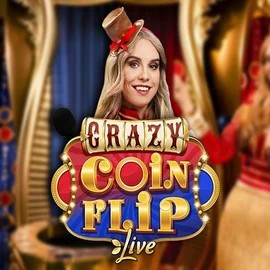 Crazy Coin Flip slot logo by Evolution at 770 CasinoCrazy Coin Flip