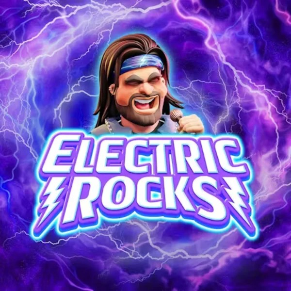 Electric Rocks slot logo by Inspired Gaming at 770 Casino