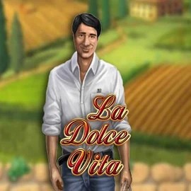 La Dolce Vita slot logo by Gamomat at 770 CasinoLa Dolce Vita
